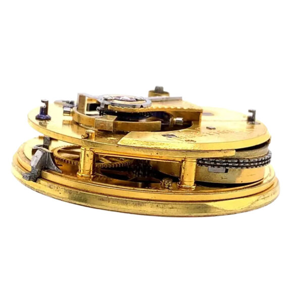 English silver pair cased chronometer pocket watch Circa English silver pair cased chronometer pocket watch Circa