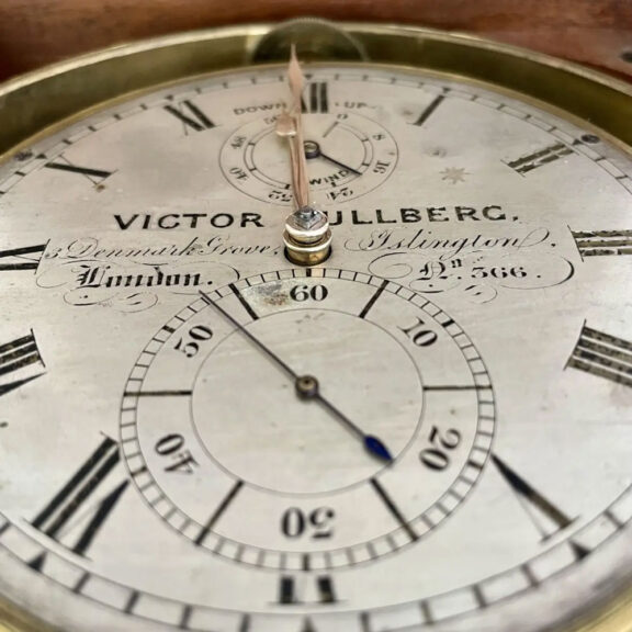 English chronometer with 56 hour power reserve Circa 1860 English chronometer with 56 hour power reserve Circa 1860
