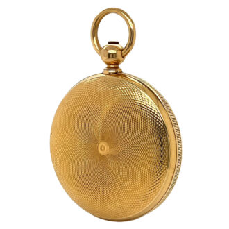 Swiss 18K gold hunting case precision watch Circa 1865 Swiss 18K gold hunting case precision watch Circa 1865
