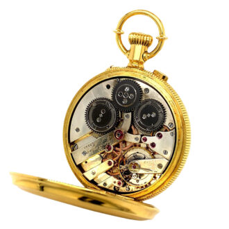 Swiss 18K gold jumping seconds precision watch Circa 1890 Swiss 18K gold jumping seconds precision watch Circa 1890