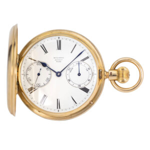 English gold precision watch with 36h power reserve Circa 1910