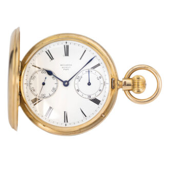 English gold precision watch with 36h power reserve Circa 1910