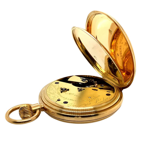 English gold precision watch with 36h power reserve Circa 1910 English gold precision watch with 36h power reserve Circa 1910