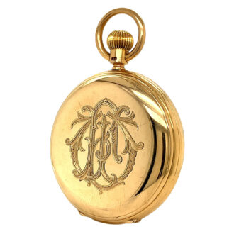 English gold precision watch with 36h power reserve Circa 1910