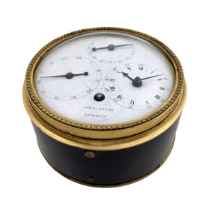 English rare experimental chronometer with date Circa 1790