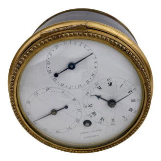 English rare experimental chronometer with date Circa 1790