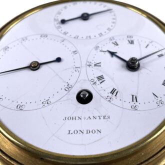 English rare experimental chronometer with date Circa 1790