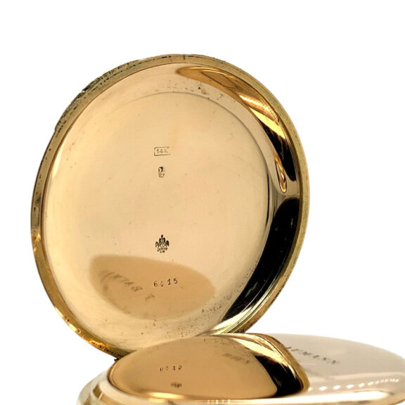 Austrian 14K gold and enamel pocket watch Circa 1910 Austrian 14K gold and enamel pocket watch Circa 1910