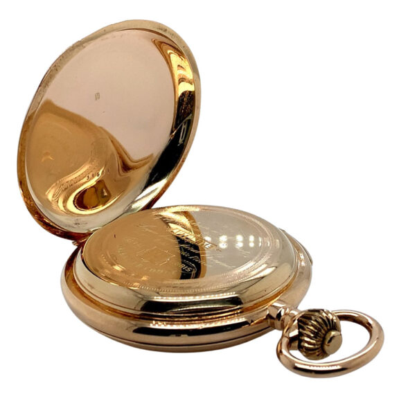 Swiss 14K gold repeating Jacquemarts automaton Circa 1900 Swiss 14K gold repeating Jacquemarts automaton Circa 1900