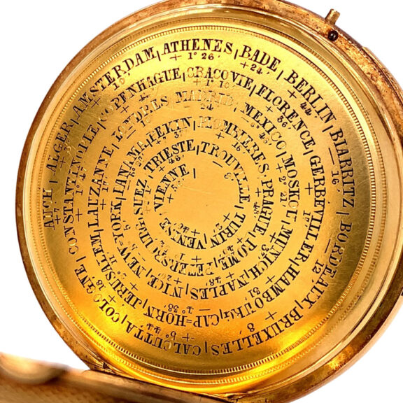 Impressive French gold repeating chronograph Circa 1863 Impressive French gold repeating chronograph Circa 1863