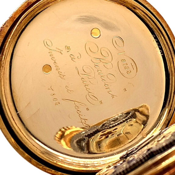 Impressive French gold repeating chronograph Circa 1863 Impressive French gold repeating chronograph Circa 1863