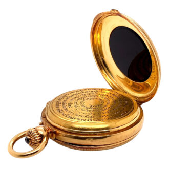 Impressive French gold repeating chronograph Circa 1863