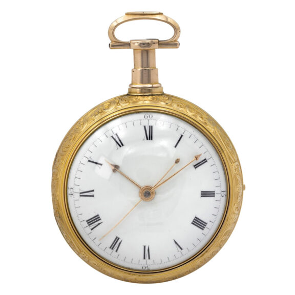 English gold museum quality pair cased duplex Circa 1806 English gold museum quality pair cased duplex Circa 1806