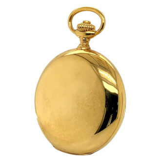 Swiss 18K gold hunting cased precision watch Circa 1907