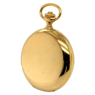 Swiss 18K gold hunting cased precision watch Circa 1907