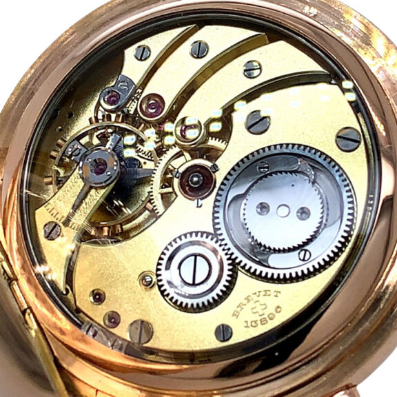 Swiss 14K rose gold lever grande sonnerie repeater Circa 1905 Swiss 14K rose gold lever grande sonnerie repeater Circa 1905