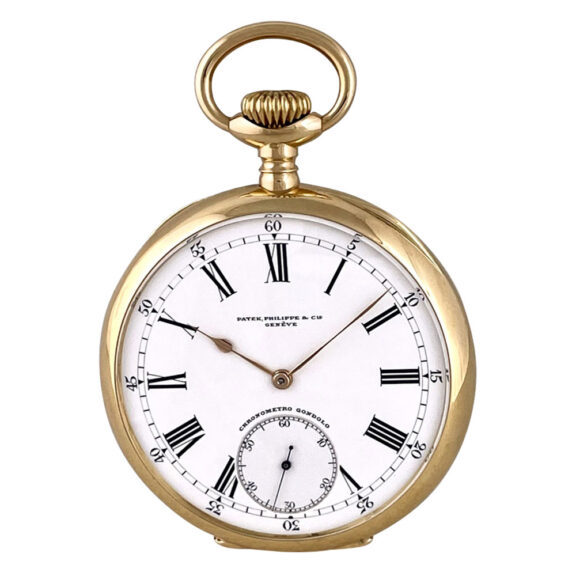 Swiss 18 carat gold open faced keyless lever watch Circa 1910 Swiss 18 carat gold open faced keyless lever watch Circa 1910