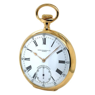 Swiss 18 carat gold open faced keyless lever watch Circa 1910 Swiss 18 carat gold open faced keyless lever watch Circa 1910