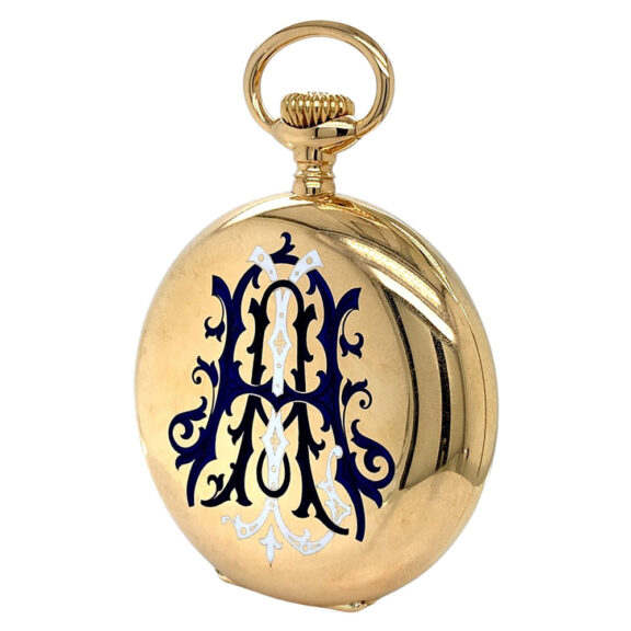 Swiss 18 carat gold open faced keyless lever watch Circa 1910 Swiss 18 carat gold open faced keyless lever watch Circa 1910