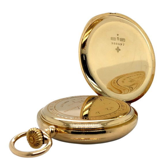 Swiss 18 carat gold open faced keyless lever watch Circa 1910 Swiss 18 carat gold open faced keyless lever watch Circa 1910