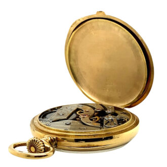 Swiss 18 carat gold open faced anker chronometer Circa 1916