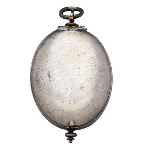 Rare English oval silver verge pendant watch Circa 1630 Rare English oval silver verge pendant watch Circa 1630
