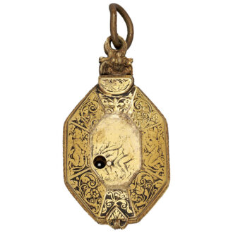 English octagonal Renaissance pendant watch Circa 1620-1625
