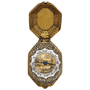 English octagonal Renaissance pendant watch Circa 1620-1625