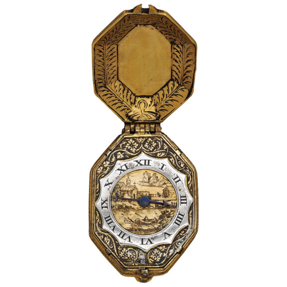 English octagonal Renaissance pendant watch Circa 1620-1625
