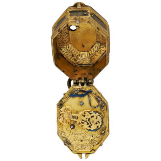English octagonal Renaissance pendant watch Circa 1620-1625