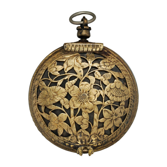 Rare English metal and silver lining verge pocket watch Circa 1665 Rare English metal and silver lining verge pocket watch Circa 1665