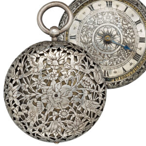 English early single-handed verge clock watch Circa 1670