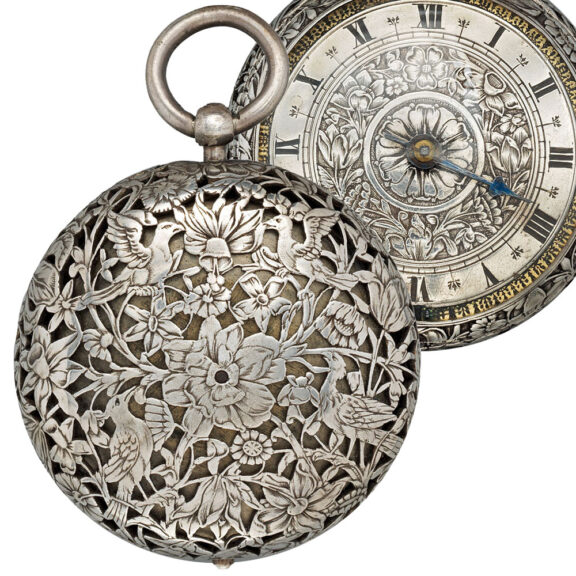 English early single-handed verge clock watch Circa 1670