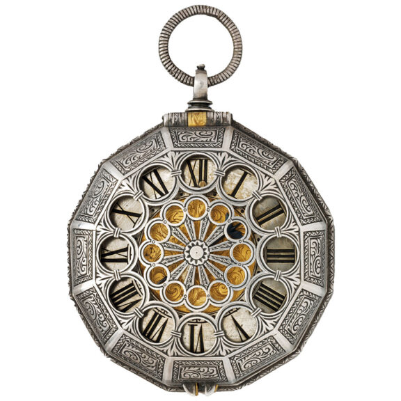English one handed repeating Renaissance clock watch Circa 1565