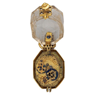 German octagonal gold and rock crystal watch Circa 1620 German octagonal gold and rock crystal watch Circa 1620