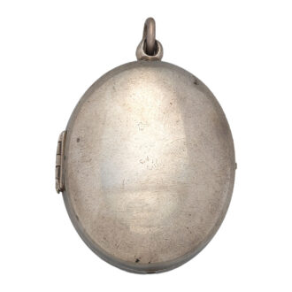 Rare English silver oval Puritan pendant watch Circa 1630
