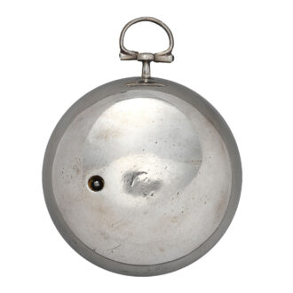English silver calendar watch with champlevé dial Circa 1725-1750