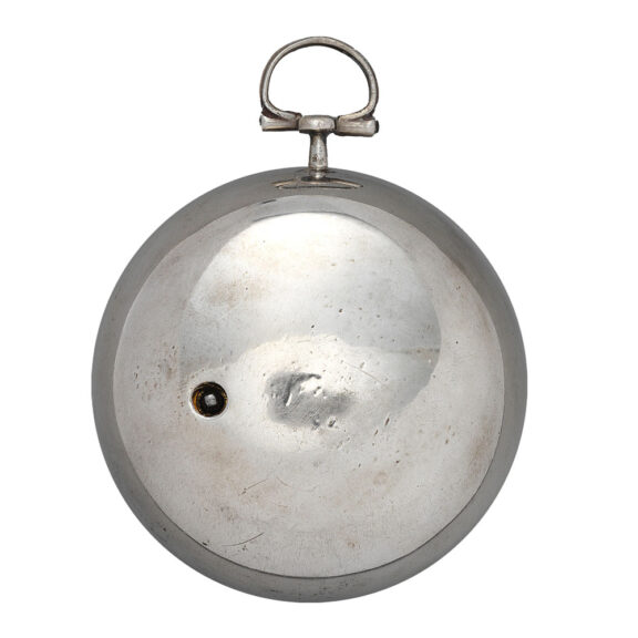 English silver calendar watch with champlevé dial Circa 1725-1750 English silver calendar watch with champlevé dial Circa 1725-1750