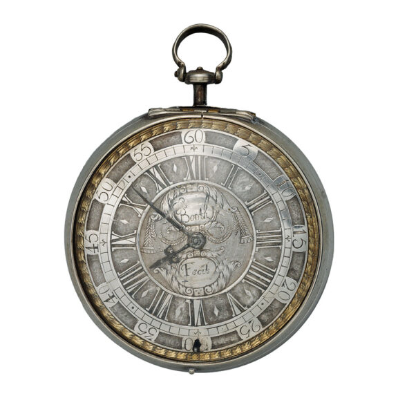 English silver and tortoiseshell pair cased verge watch Circa 1780 English silver and tortoiseshell pair cased verge watch Circa 1780