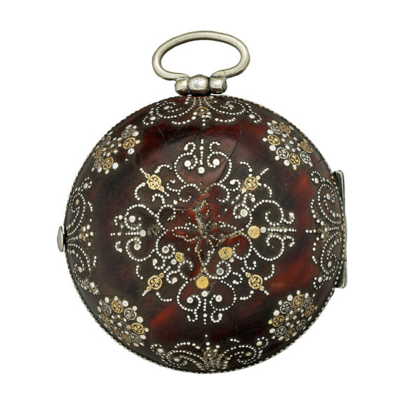 Early English silver and leather pair-cased verge watch Circa 1690 Early English silver and leather pair-cased verge watch Circa 1690