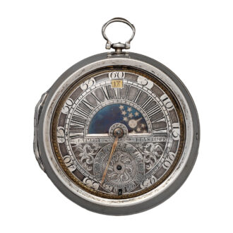 Dutch self-strike watch with day and night indicator Circa 1695