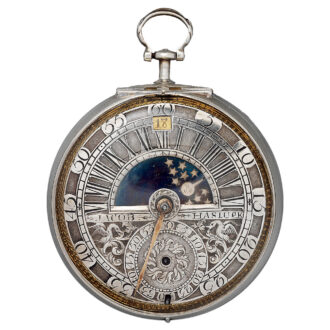 Dutch self-strike watch with day and night indicator Circa 1695