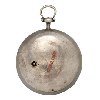 English silver repeating watch decorated with tortoiseshell Circa 1700