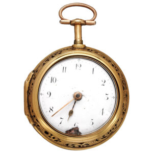 English exquisite pair cased repeating pocket watch Circa 1770