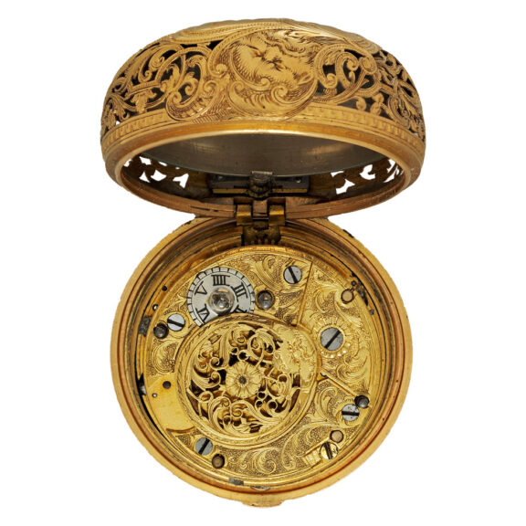 English gold and agate repeating watch set with cardinal gems Circa 1780 English gold and agate repeating watch set with cardinal gems Circa 1780
