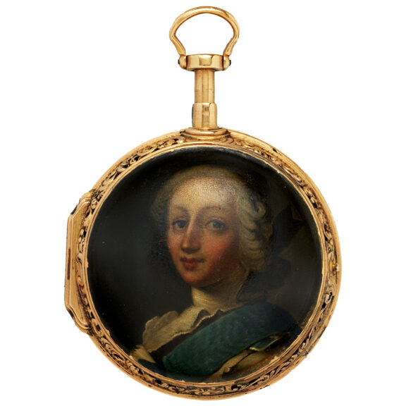 English gold repeating pair cased pocket watch Circa 1765. English gold repeating pair cased pocket watch Circa 1765.