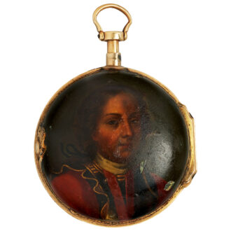 English gold repeating pair cased pocket watch Circa 1765.