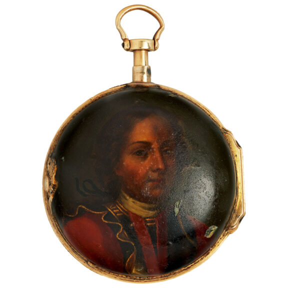 English gold repeating pair cased pocket watch Circa 1765. English gold repeating pair cased pocket watch Circa 1765.
