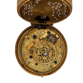 English gold repeating pair cased pocket watch Circa 1765.
