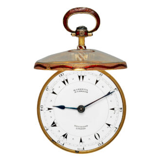 English gold and enamel triple-cased verge watch Circa 1789